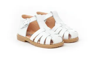 Angelitos - Baby Boys White Leather Sandals IN-STOCK