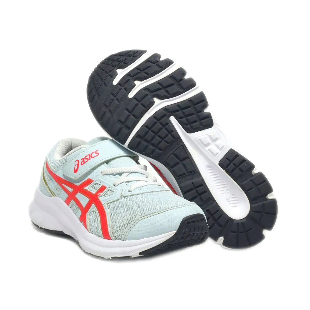 Asics Jolt 3 Sport Shoes Leather Green Colour For Kids