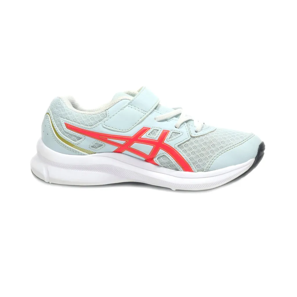 Asics Jolt 3 Sport Shoes Leather Green Colour For Kids
