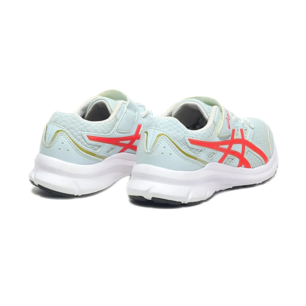 Asics Jolt 3 Sport Shoes Leather Green Colour For Kids