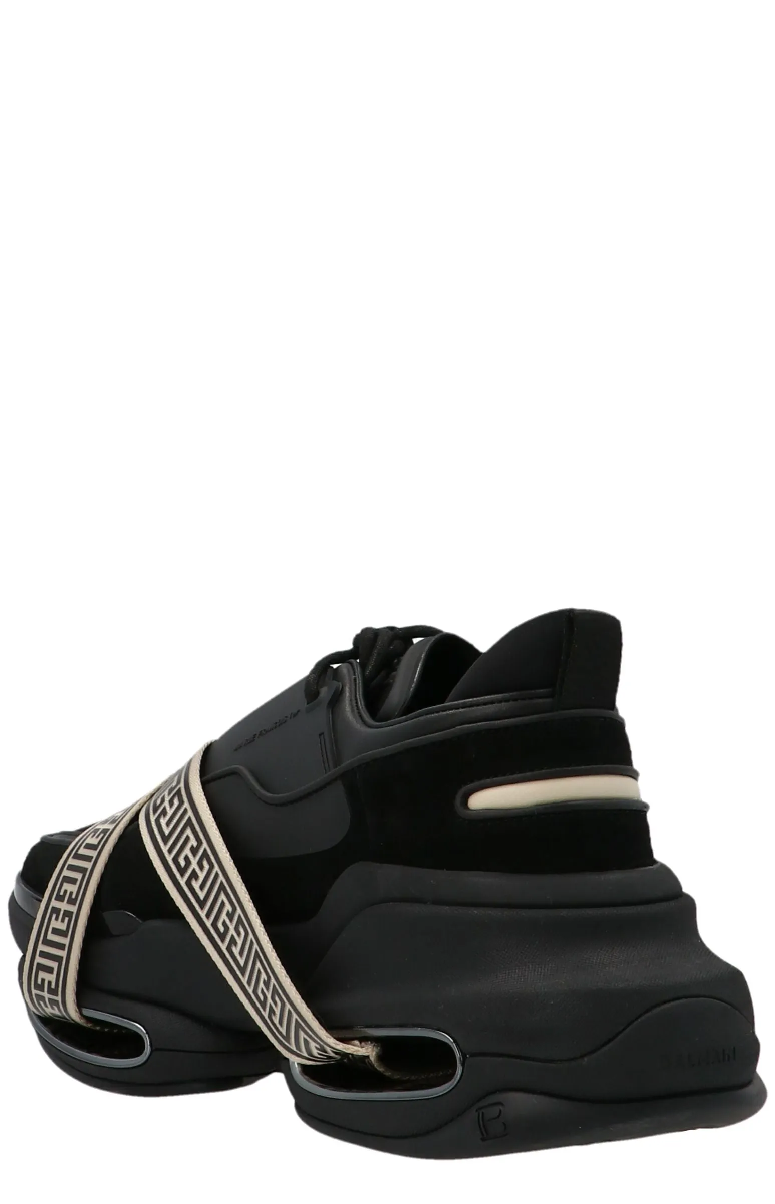 Balmain Bold Monogram Strap Sneakers