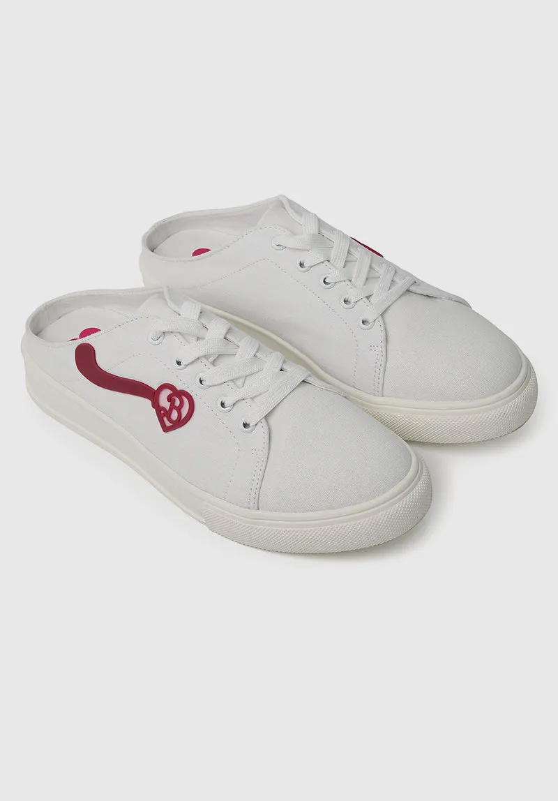 Barbie Bold Babe Rounded Toe Sneakers (Beige)