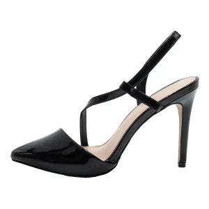 Bcbgeneration Bcbgeneration Hailey Strap High-Heel Sandals Leather Black Colour For Women