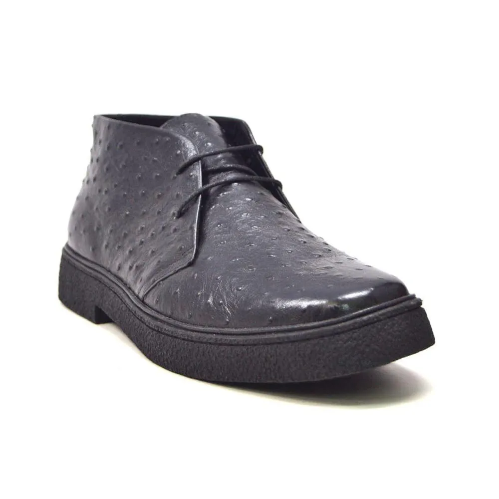 British Walkers Playboy Classic Men's Ostrich Leather Limited Edition
