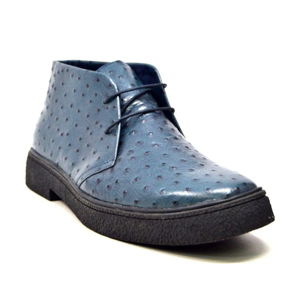 British Walkers Playboy Classic Men's Ostrich Leather Limited Edition