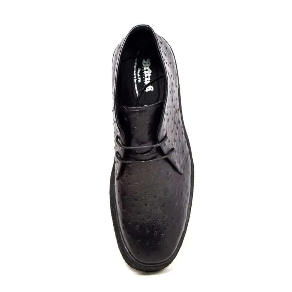 British Walkers Playboy Classic Men's Ostrich Leather Limited Edition