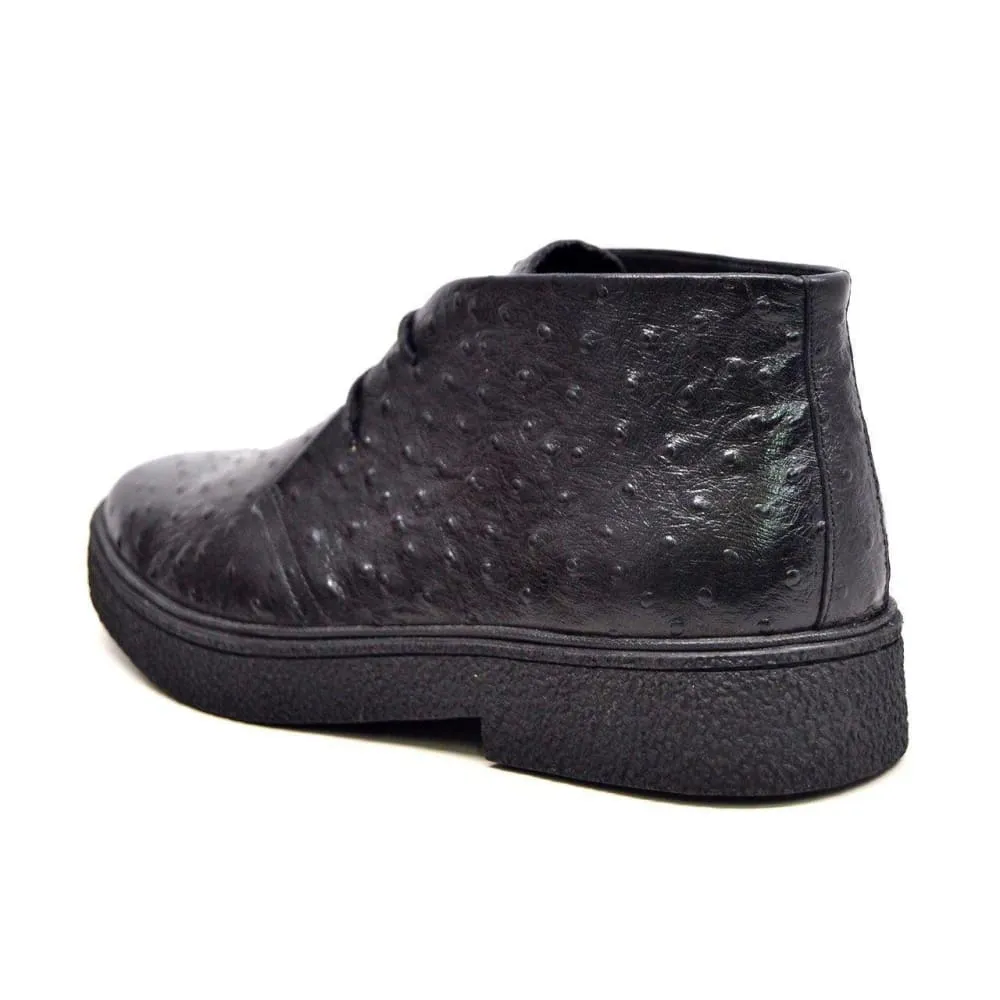British Walkers Playboy Classic Men's Ostrich Leather Limited Edition