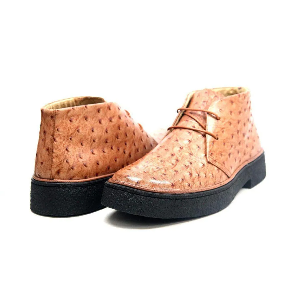 British Walkers Playboy Classic Men's Ostrich Leather Limited Edition