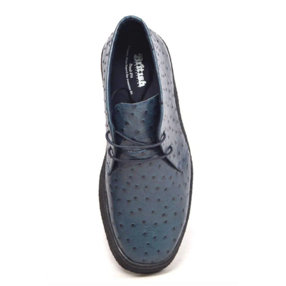 British Walkers Playboy Classic Men's Ostrich Leather Limited Edition