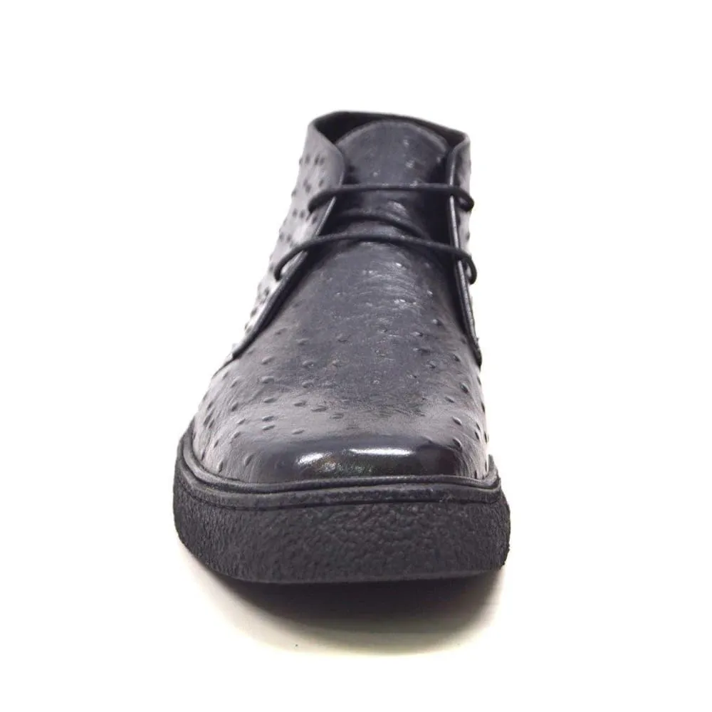 British Walkers Playboy Classic Men's Ostrich Leather Limited Edition