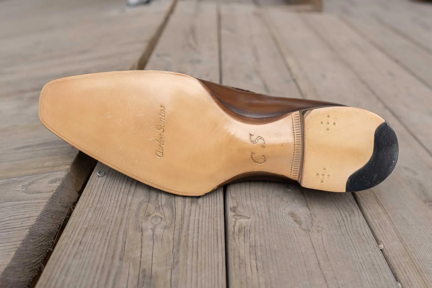 Carlos Santos 9355 Tassel Loafers In Algarve Patina