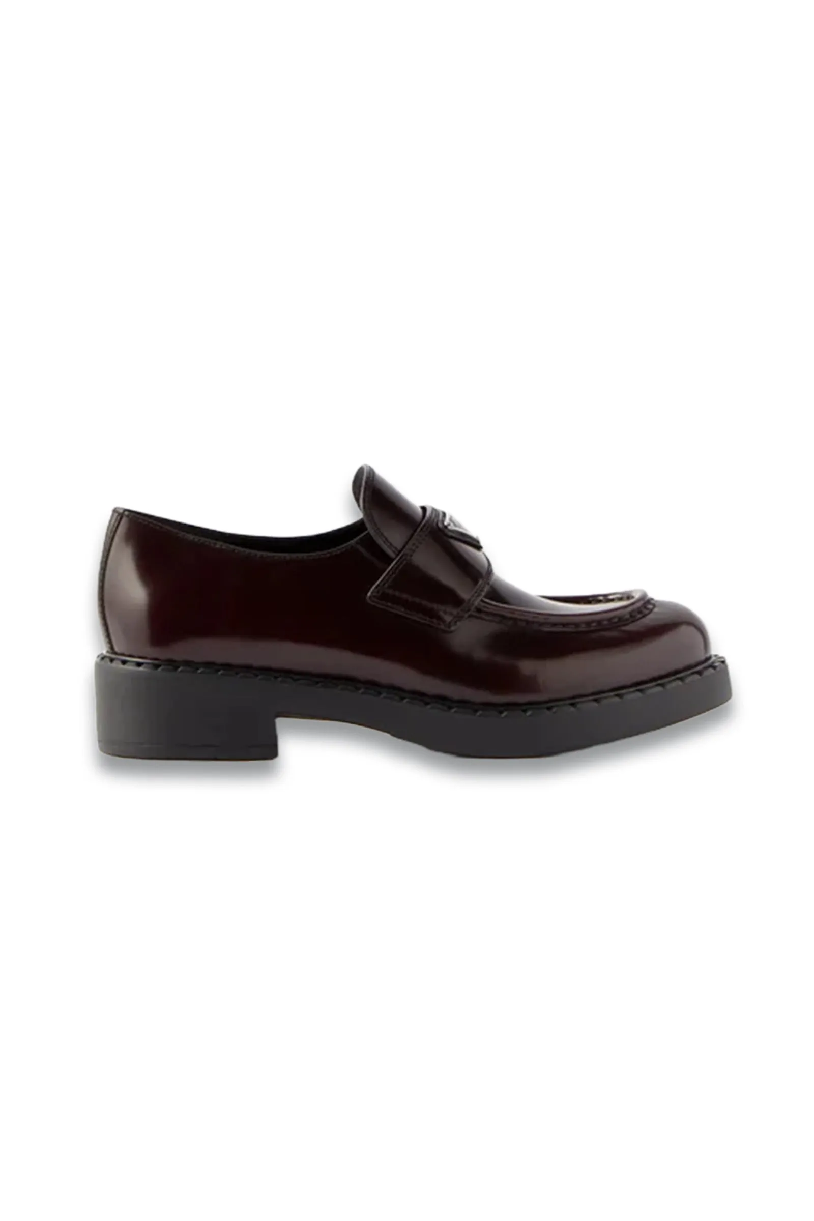 Chocolate Patent-leather Loafers