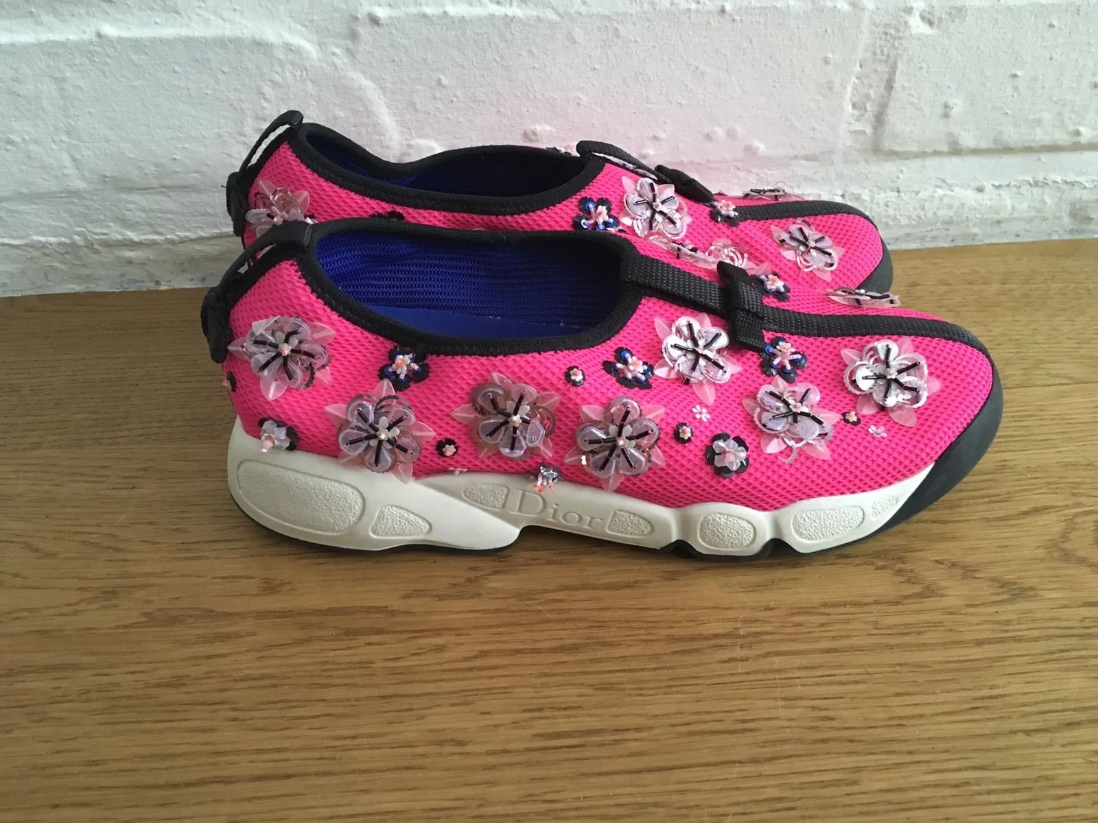 CHRISTIAN DIOR FUSION SLUP ON SNEAKERS TRAINERS SHOES SIZE 37 US 7 UK 4 LADIES
