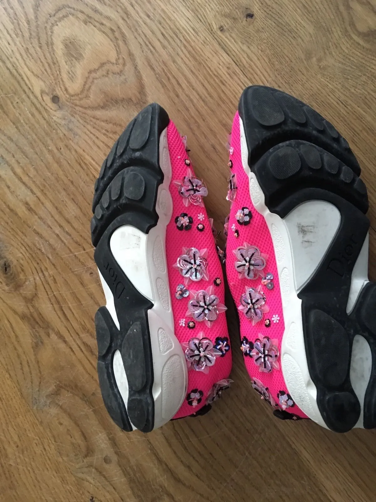 CHRISTIAN DIOR FUSION SLUP ON SNEAKERS TRAINERS SHOES SIZE 37 US 7 UK 4 LADIES