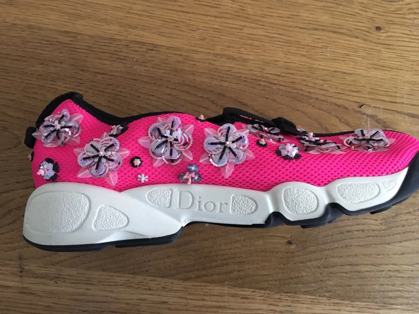 CHRISTIAN DIOR FUSION SLUP ON SNEAKERS TRAINERS SHOES SIZE 37 US 7 UK 4 LADIES