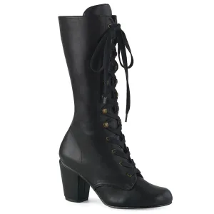 DemoniaCult Vivika 205 Womens 3" Heel, Calf Length Boots
