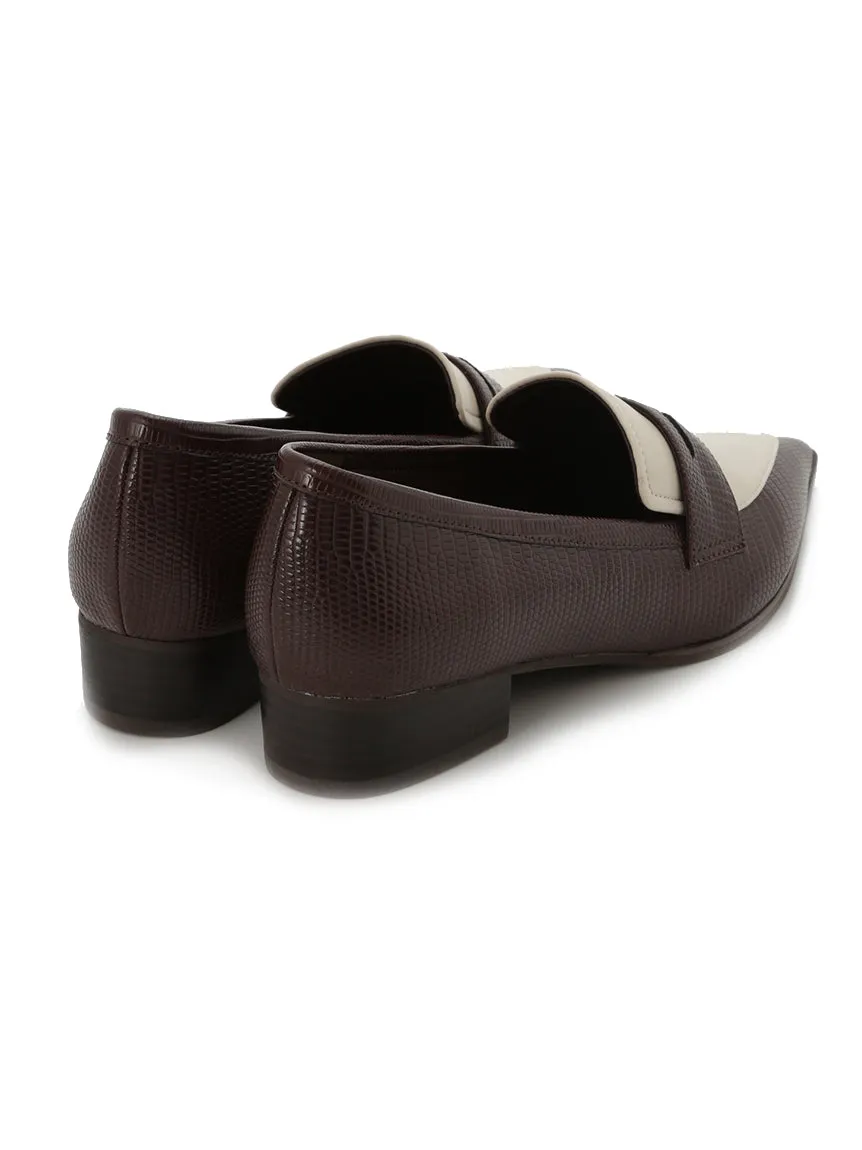 Flat Low Heel Pointed Toe Loafer