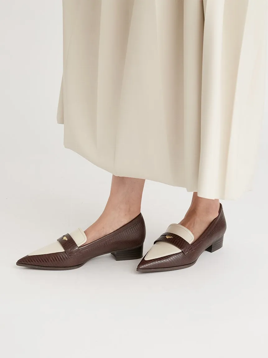 Flat Low Heel Pointed Toe Loafer
