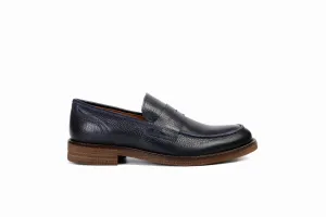 FOOT FEDERATION PENNY LOAFER MENS SHOE NAVY BLUE