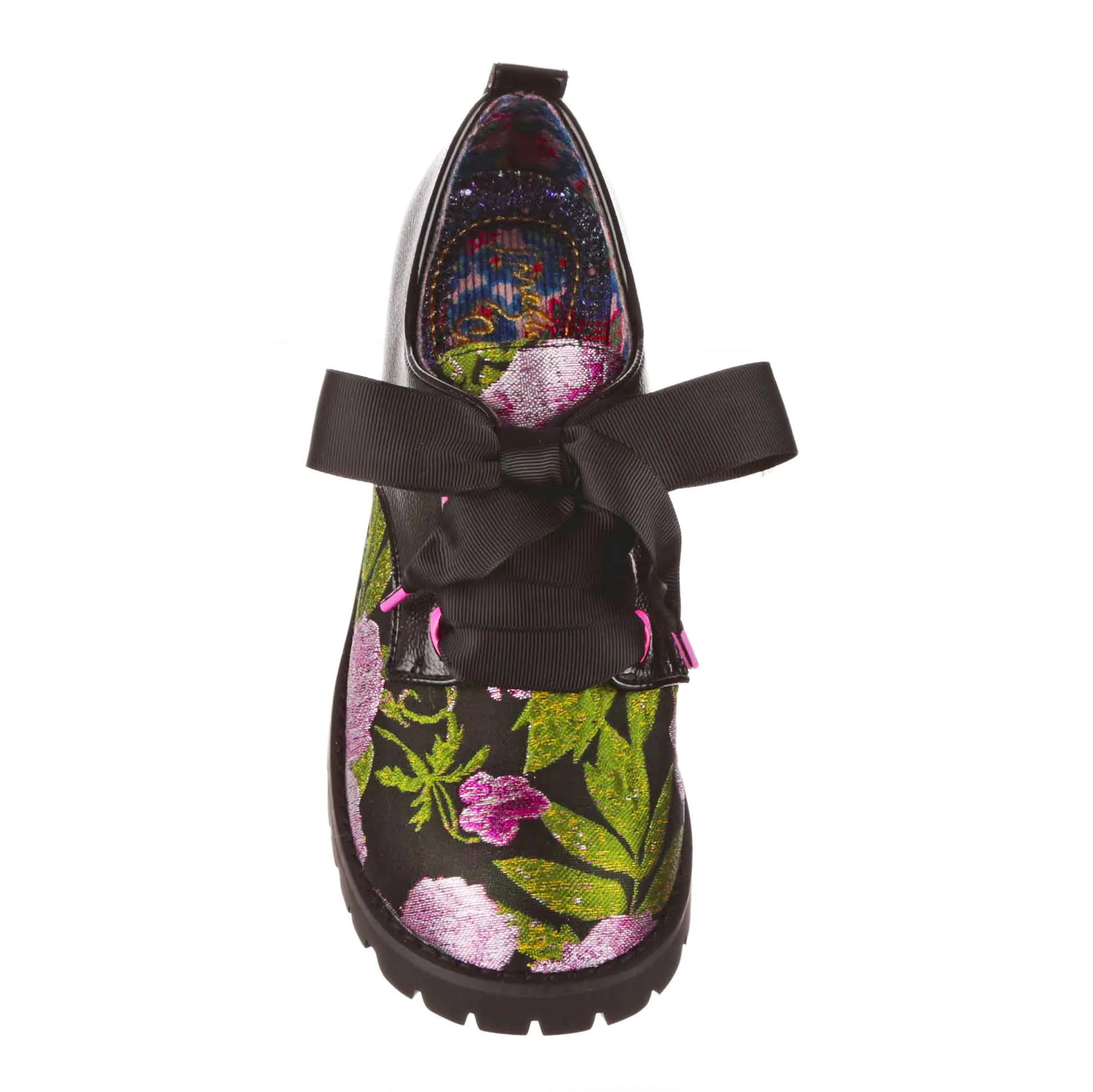 Irregular Choice Women's 4658 01 On Your Mind Lace Up Shoes Black