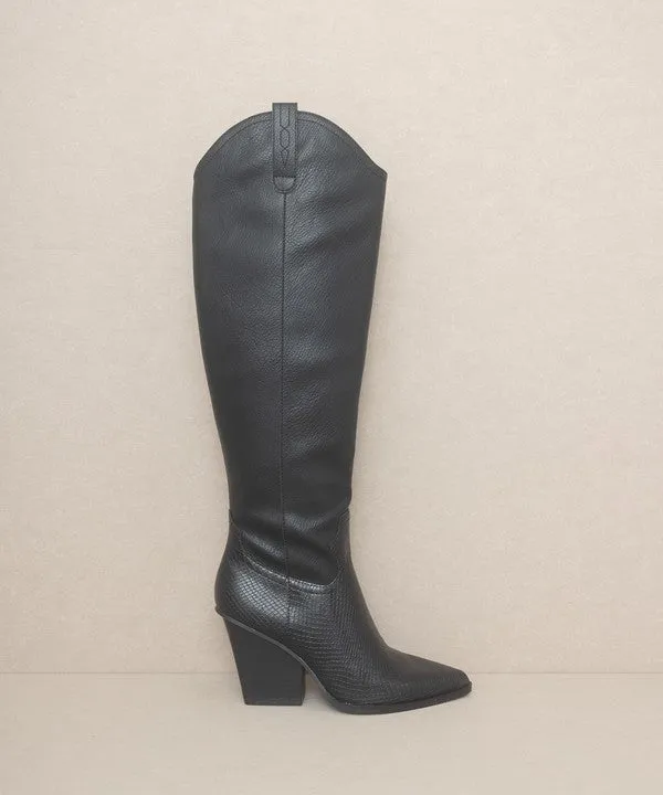 Prairie Chic Knee-High Western Boots