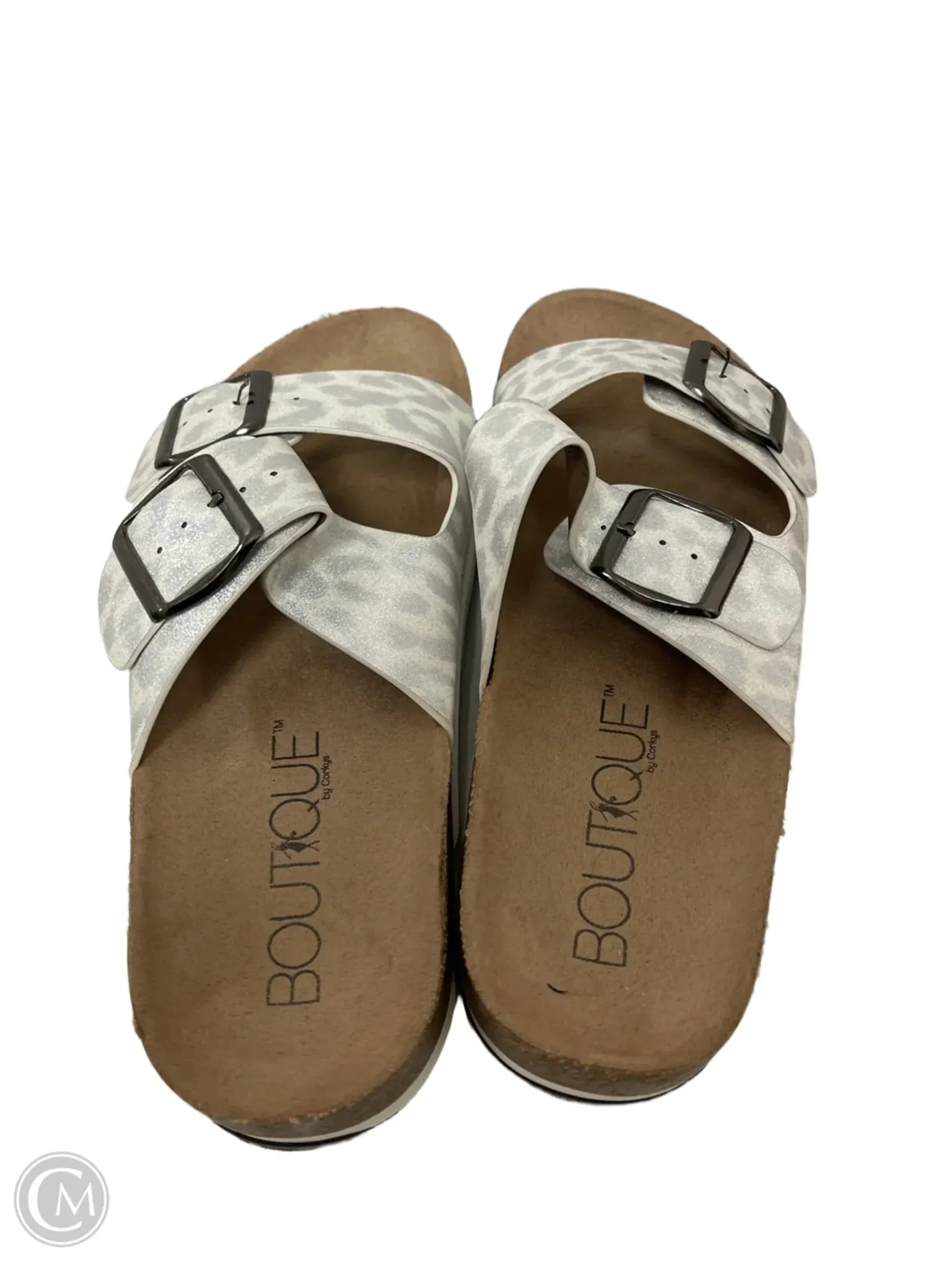 Sandals Flats By Corkys In Animal Print, Size: 6