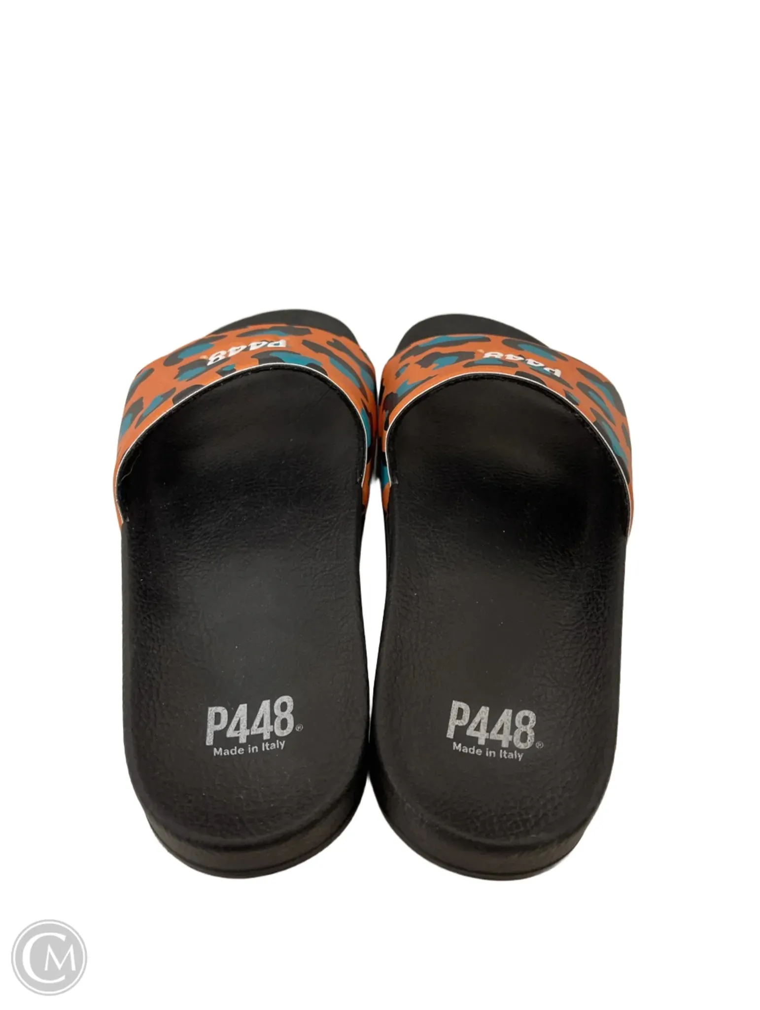 Sandals Flats By P448 In Animal Print, Size: 6