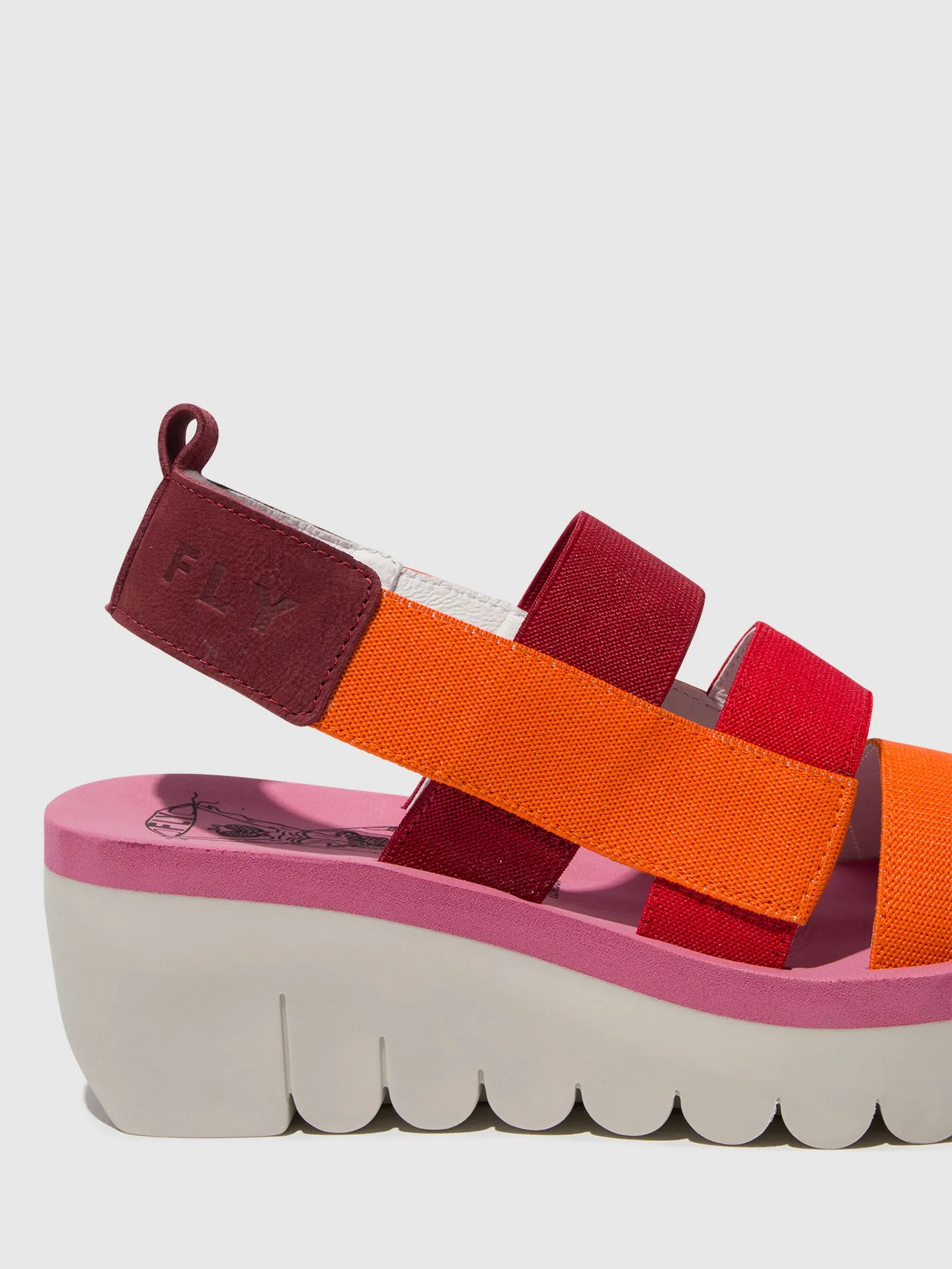 Strappy Sandals YERE847FLY MULTI (LILA)