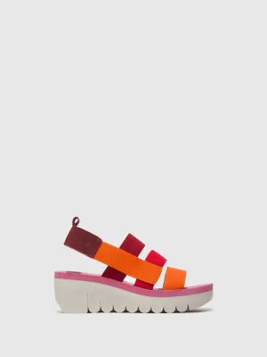 Strappy Sandals YERE847FLY MULTI (LILA)