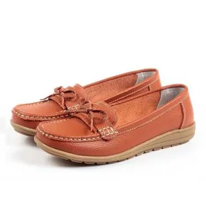 Women Flat Slip On Casual Soft Outdoor Round Toe Flat Loafers Shoes
