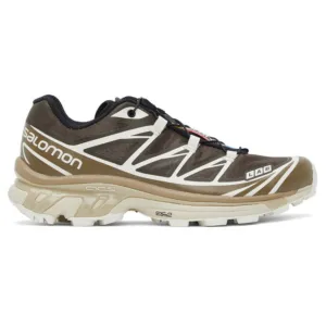 XT-6 ADVANCED LOW TOP SNEAKERS - WREN/ KANGAROO/ VANILLA ICE