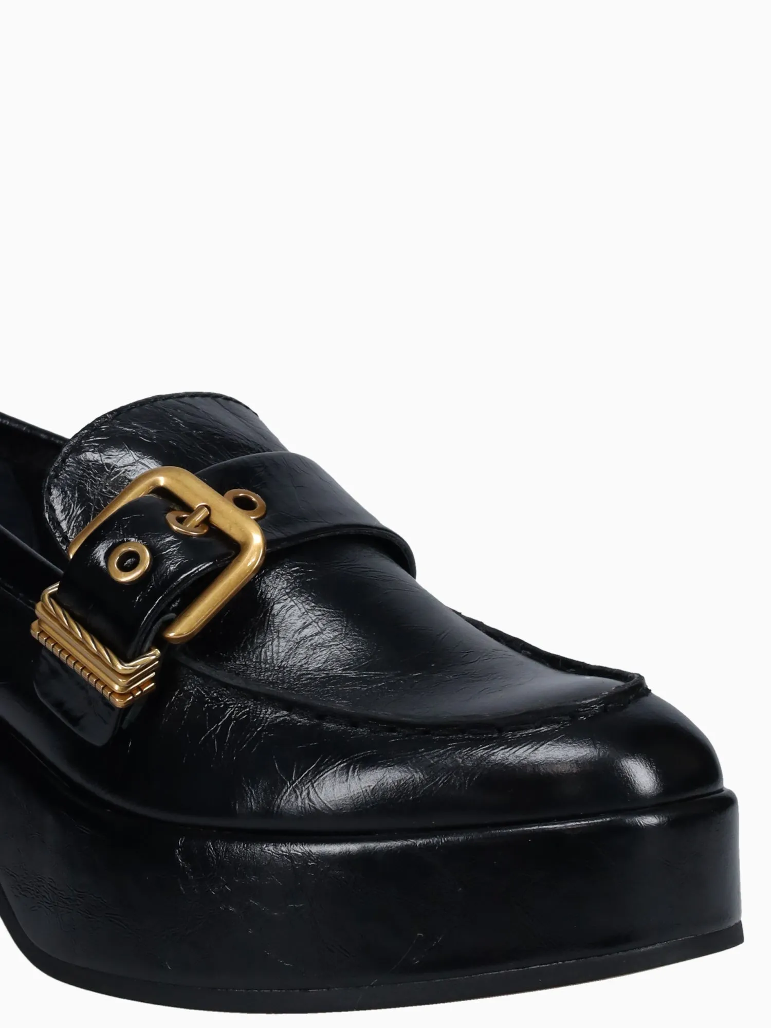 Yonder Black Crinkle Patent