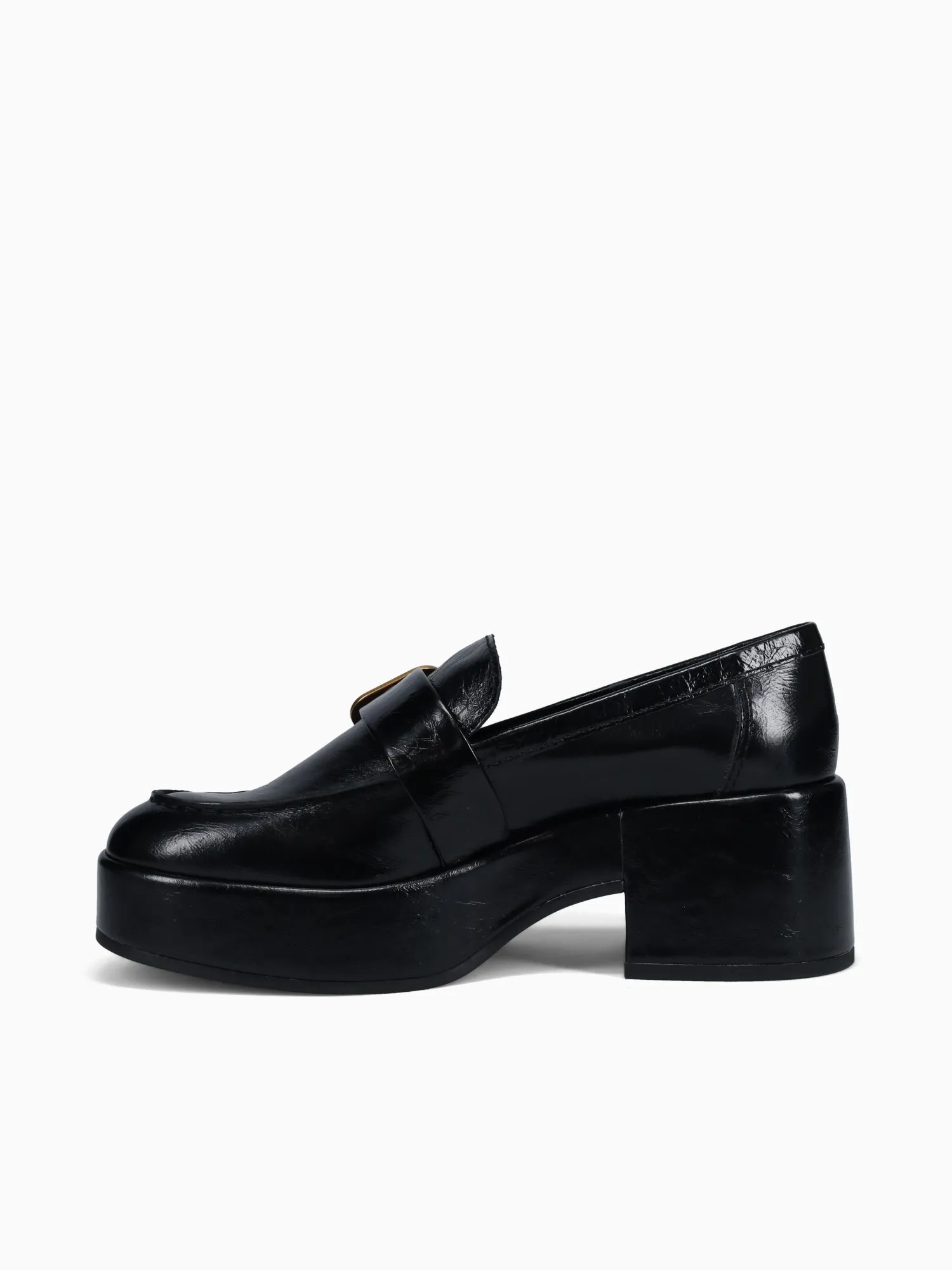 Yonder Black Crinkle Patent