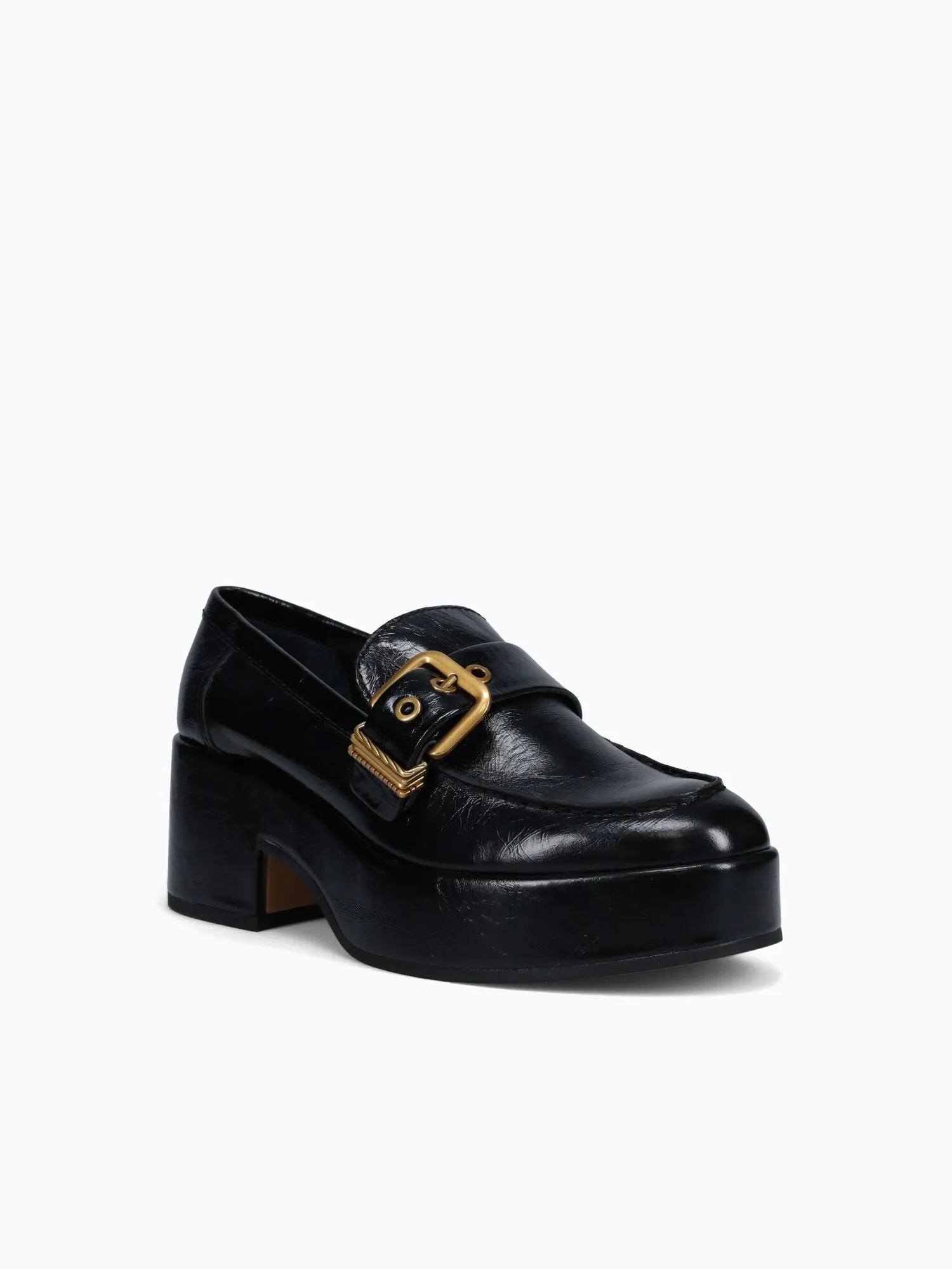 Yonder Black Crinkle Patent